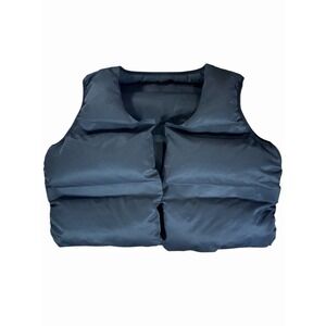 ROCAWEAR Black Puffer Vest Mens Medium Cropped Streetwear Y2K